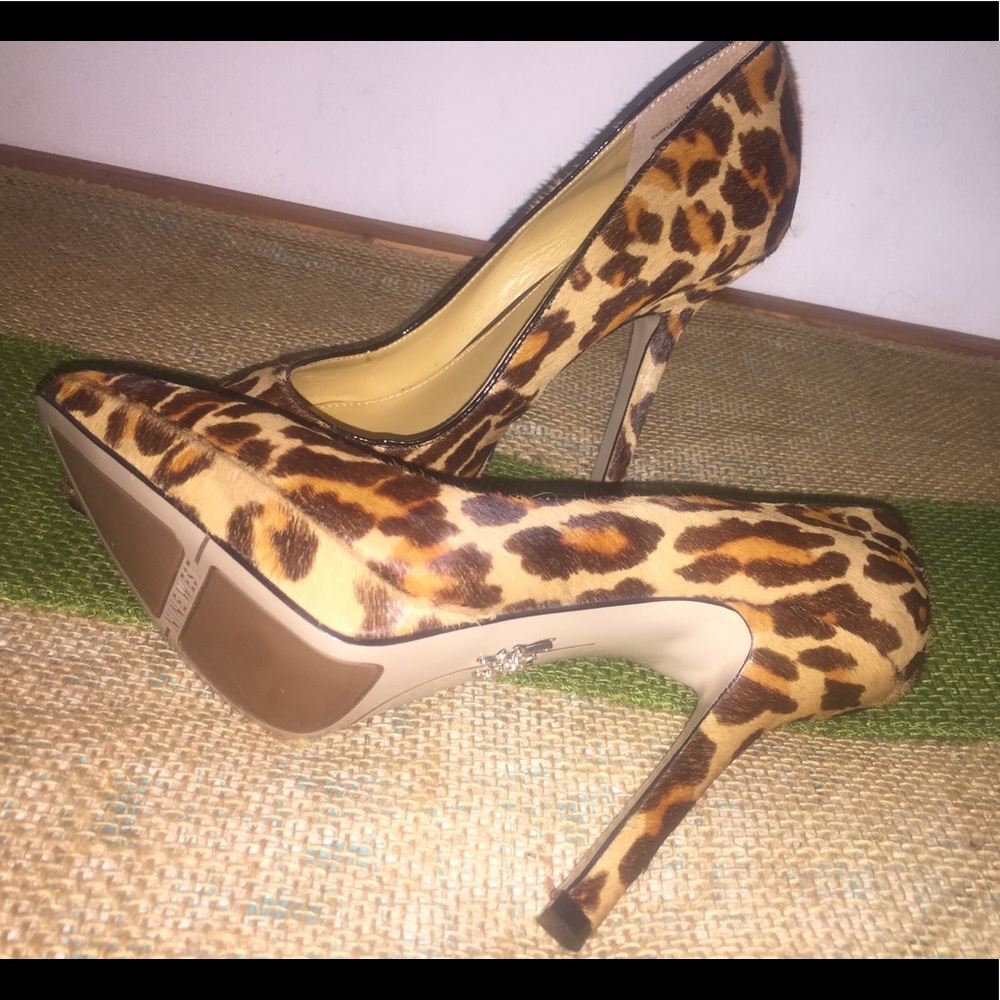 Brand New Nine West 8 1/2 M Leopard Pump Heels